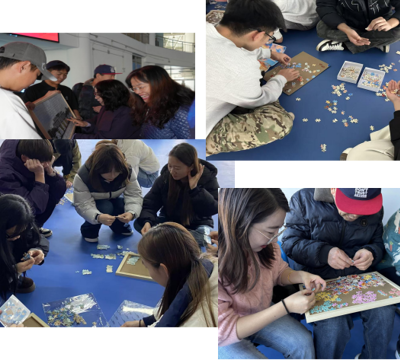 拼图绘初心，同心跟党走   应急技术与管理系举办“感党恩，听党话，跟党走”拼图活动