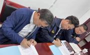 机电工程系与乌海黑猫炭黑有限责任公司签订校企合作框架协议